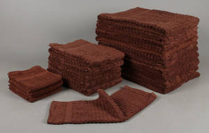 KEOPS Collection - Håndklædesæt med 20 stk BRUNE 20