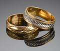 To ringe af 18 kt guld 2 Denne vare er sat til omsalg under nyt varenummer 4018726