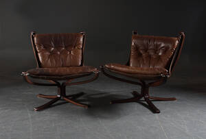 Fåtöljer 1 par, Sigurd Resell, modell Falcon Vatne Møbler 2