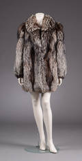 Pels af sølvræv, ca. str. 38-40