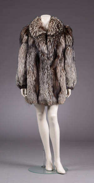 Pels af sølvræv, ca. str. 38-40