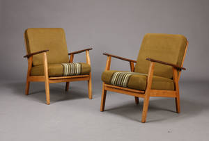 Dansk møbelproducent. Par lænestole 2