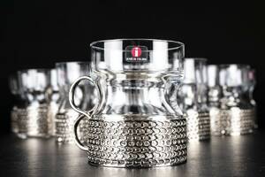 GLAS, 12 st. Iittala  tsaikka  Timo Sarpaneva