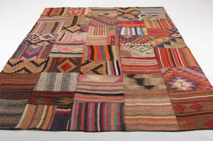 Matta, Patchwork kelim, 300x225 cm
