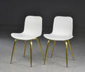 Rune Krøjgaard  Knut Bendik Humlevik for NORR11. To stole model Langue Avantgarde Dining Chair, hvid plast 2
