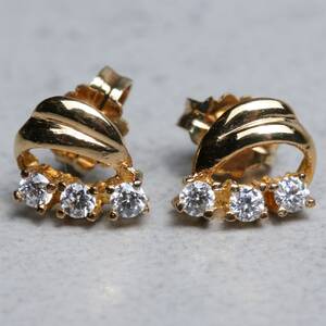 ÖRHÄNGEN, 1 par, guld 18k, 1.4g