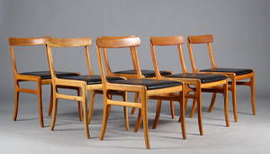 Ole Wanscher. Rungstedlund spisestole 6