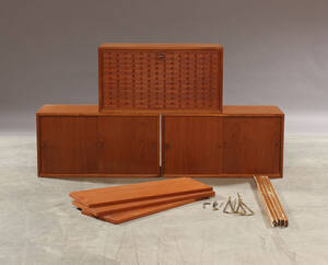 Poul Cadovius. Væghængt reolsystem Royal