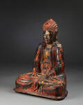 Stor Buddhafigur, 18001900-tallet. 
