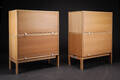 Henning Jensen  Torben Valeur. Fire reolmoduler med to sokler, eg 42 