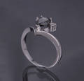 Diamantring, ca 1.18 ct.