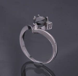 Diamantring, ca 1.18 ct.