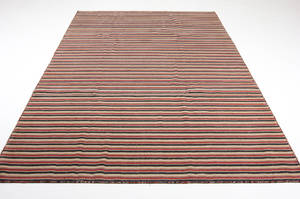 Orientalisk flatvävd matta, modern Kelim 300x198 cm