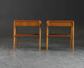 Sängbord ett par, teak 1960-tal, AB Carlström och Co, möbelfabrik. 2