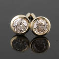 14kt diamond earrings approx. 0.40 ct 2