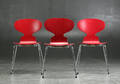 Arne Jacobsen. Tre Myren stole, model 3101 3 Denne vare er sat til omsalg under nyt varenummer 4200620