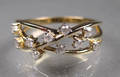 Diamantring. Ca. 0.25 ct