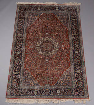 Pakistansk tæppe. 242 x 156 cm.
