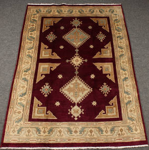 Persisk Tabriz tæppe, 226 x 154 cm.