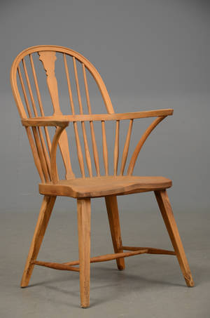 Windsorstol af egetræ, 1900-tallet