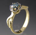 Solitaire ring ca. 0.58 ct.