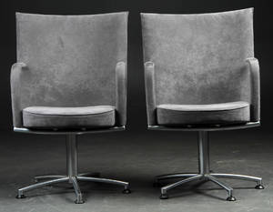 Johannes Foersom  Peter Hiort-Lorentzen. Par Partner lænestole 2