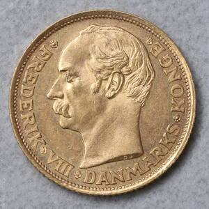 MYNT, Danmark, 10kr, år 1908