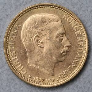 MYNT, Danmark, 10kr, år 1913