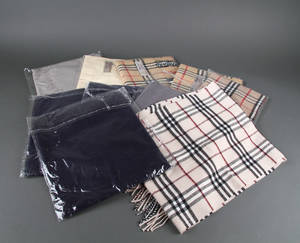 10 stk. cashmere halstørklæder 10