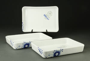 Royal Copenhagen. Tre ildfaste Mega Mussel fade nr. 589 3