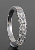Diamond ring, 14kt approx. 0.90ct