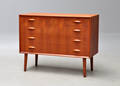 Dansk møbekproducent. Kommode i teak, 1950erne