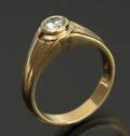 Diamantring, 18 kt guld