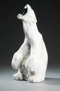 Kgl. porcelænsfigur. Isbjørn.