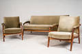 Sitzgrupppe Klassisches Lounge Sofa und paar Sessel 3