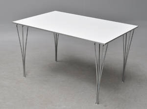 Piet HeinBruno MathssonArne Jacobsen. Rektangulært bord