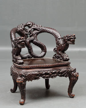 Kinesisk stol ca. 1880-1900