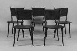 Jørgen Bækmark for FDB. Fem stole, model J108 5
