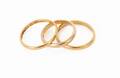 Guldringar 3st
