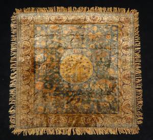 Seidenteppich mit Tierdarstellungen