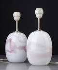 Holmegaard. To Sakura bordlamper, glas. 2