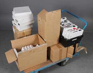  Stor samling velcrobånd.