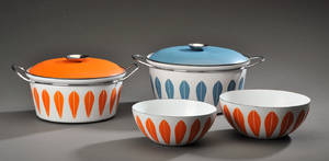 Grete Prytz Kittelsen for Cathrineholm. Lotusskåle og gryder af emaljeret stål 4