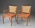 Ole Wanscher. Par lænestol  armstol, Colonial Chair 2 Denne vare er sat til omsalg under nyt varenummer 4046343