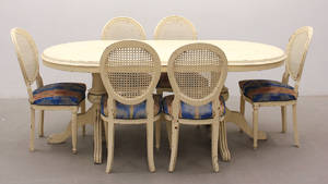 Matsalsmöbel, gustaviansk stil, 7 delar 7