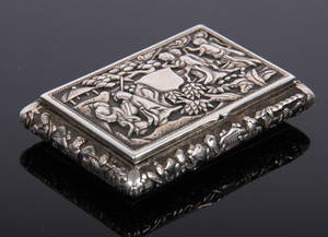 Lee Ching. Hong Kong. Kinesisk sølv etui.