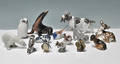 En samling figurer af porcelæn, BG., Kgl. P., samt Lyngby14