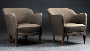 Frits Henningsen, tilskrevet. Et par armstole af mahogni 2