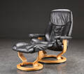Ekornes, Norge. Stressless lænestol med skammel 2