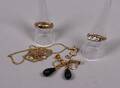 Guldsmycken och ringar, 18K